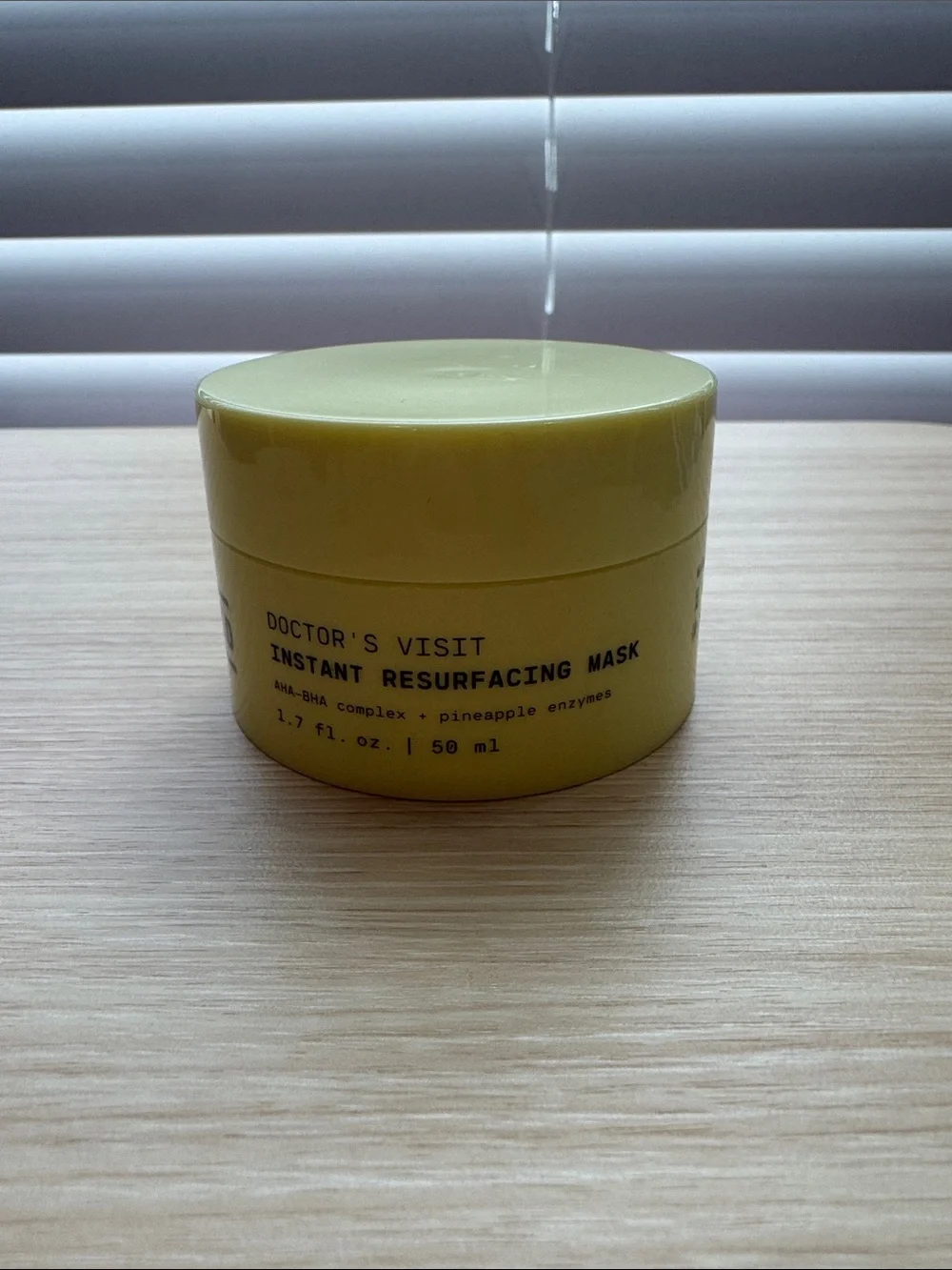 Versed Instant Resurfacer Exfoliating Face Mask — Yellow